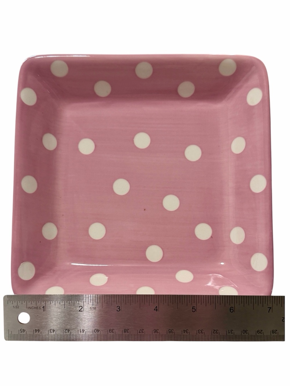 NIB Pampered Chef Pink Plates #5415 Help Whip Cancer Discontinued (Two) - Picture 3 of 4